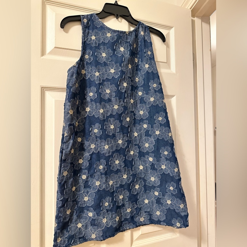 Boutique Denim Floral Dress
